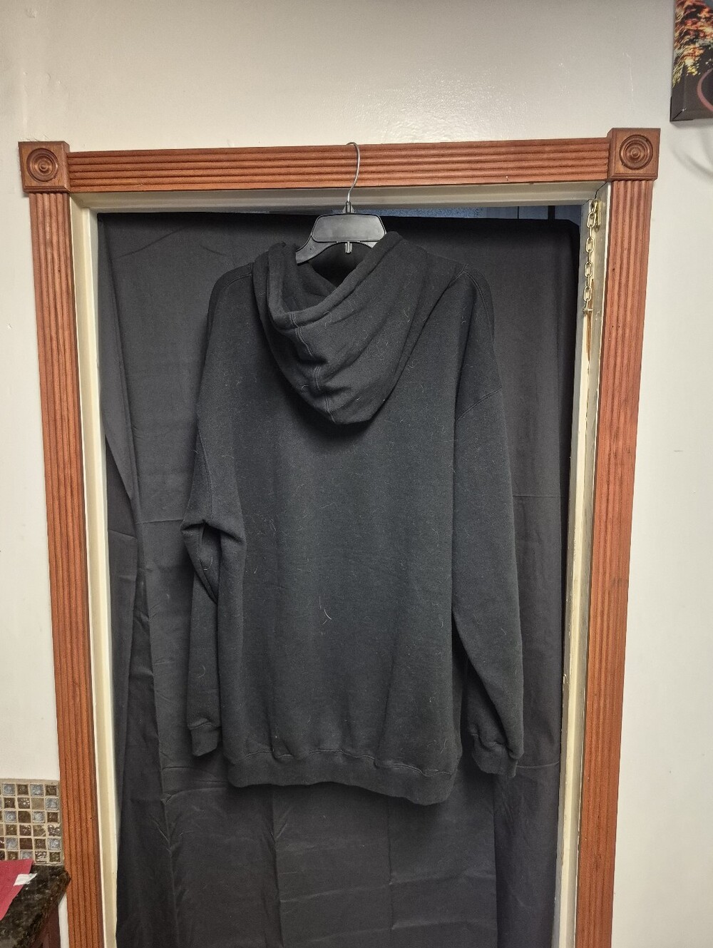 O'Neill Black Pullover Hoodie with Red Logo - Picture 8 of 10